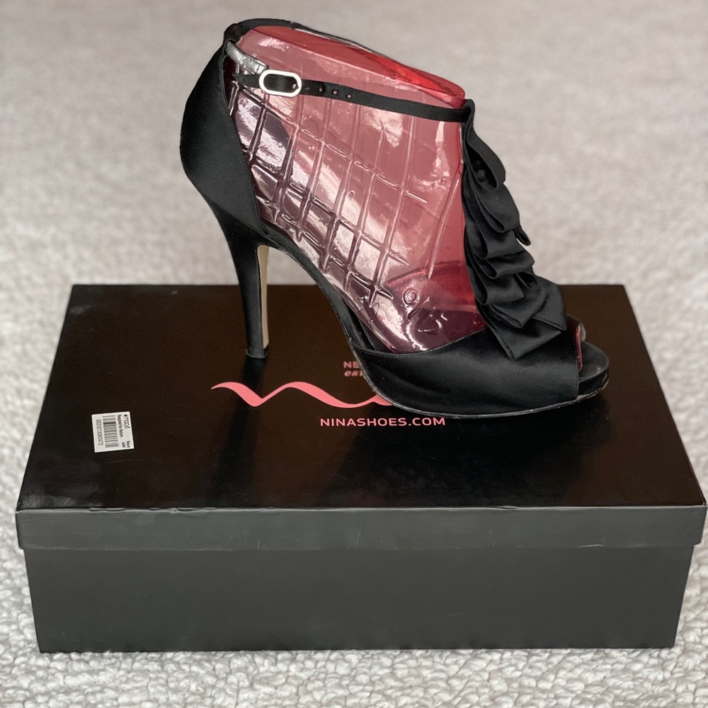 Black Nina Heels